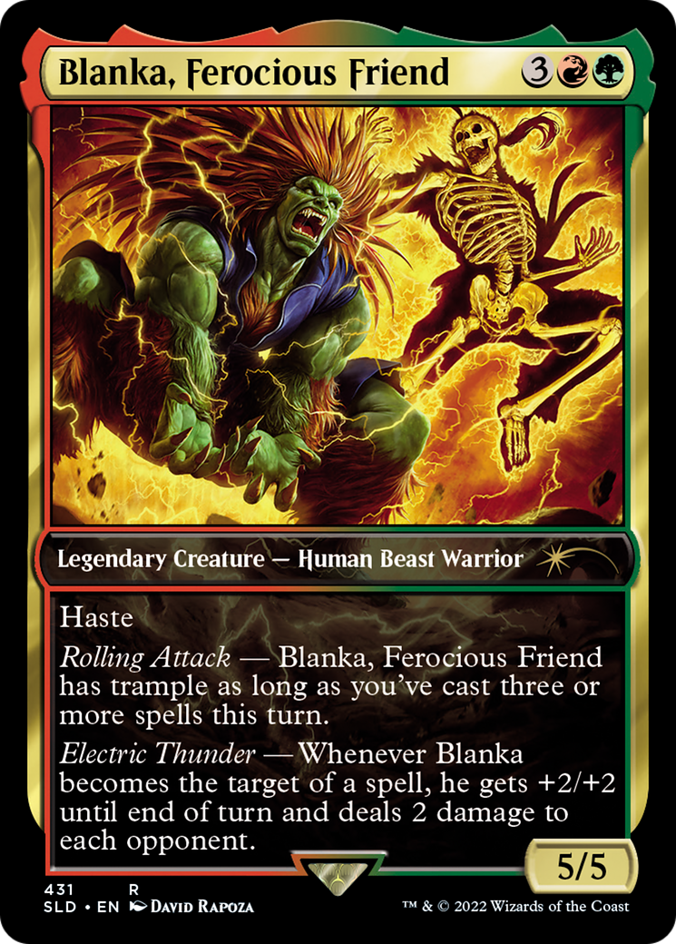 Blanka, Ferocious Friend [Secret Lair Drop Series] Foil