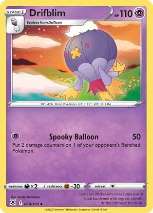 Drifblim (064/189) [Sword & Shield: Astral Radiance] Reverse Holofoil