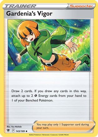 Gardenia's Vigor (143/189) [Sword & Shield: Astral Radiance] Reverse Holofoil