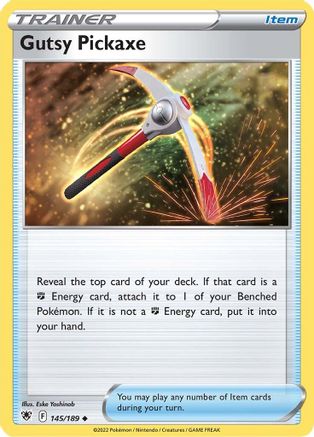 Gutsy Pickaxe (145/189) [Sword & Shield: Astral Radiance] Reverse Holofoil