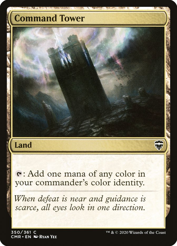 Command Tower (350) [Commander Legends] Foil