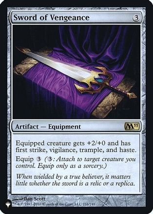Sword of Vengeance  [The List Reprints] Foil