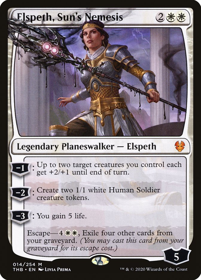 Elspeth, Sun's Nemesis [Theros Beyond Death] Foil