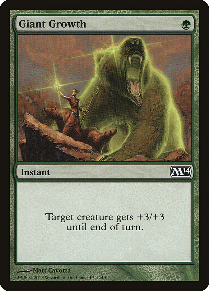 Giant Growth [Magic 2014] Foil