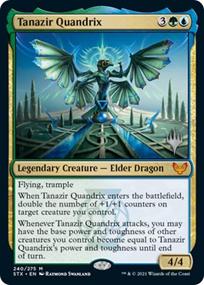 Tanazir Quandrix (Promo Pack) [Strixhaven: School of Mages Promos] Foil