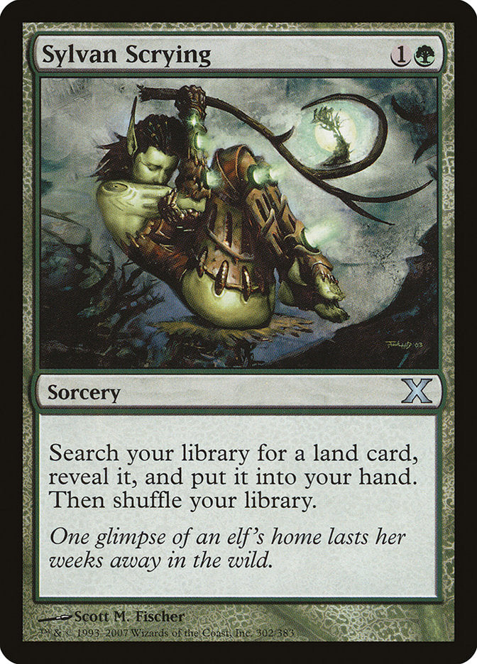 Sylvan Scrying [Tenth Edition] Foil