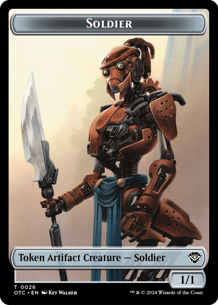Soldier  [Outlaws of Thunder Junction Commander Tokens]
