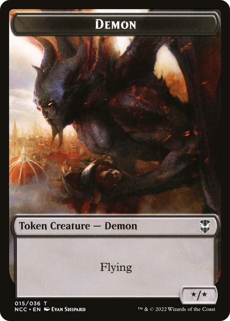 Demon  [New Capenna Commander Tokens] Foil