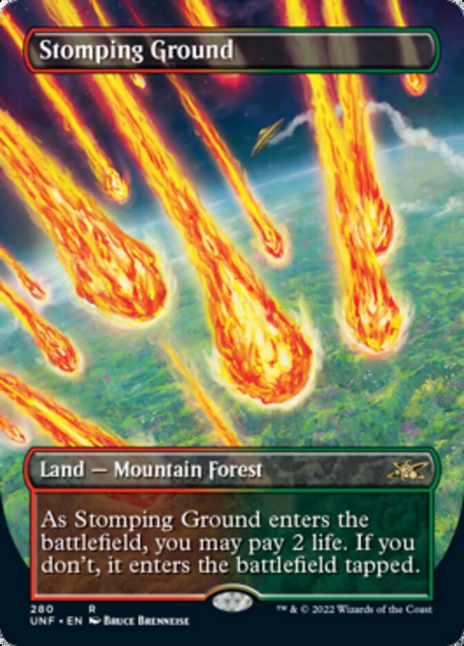 Stomping Ground (Borderless) [Unfinity] Foil