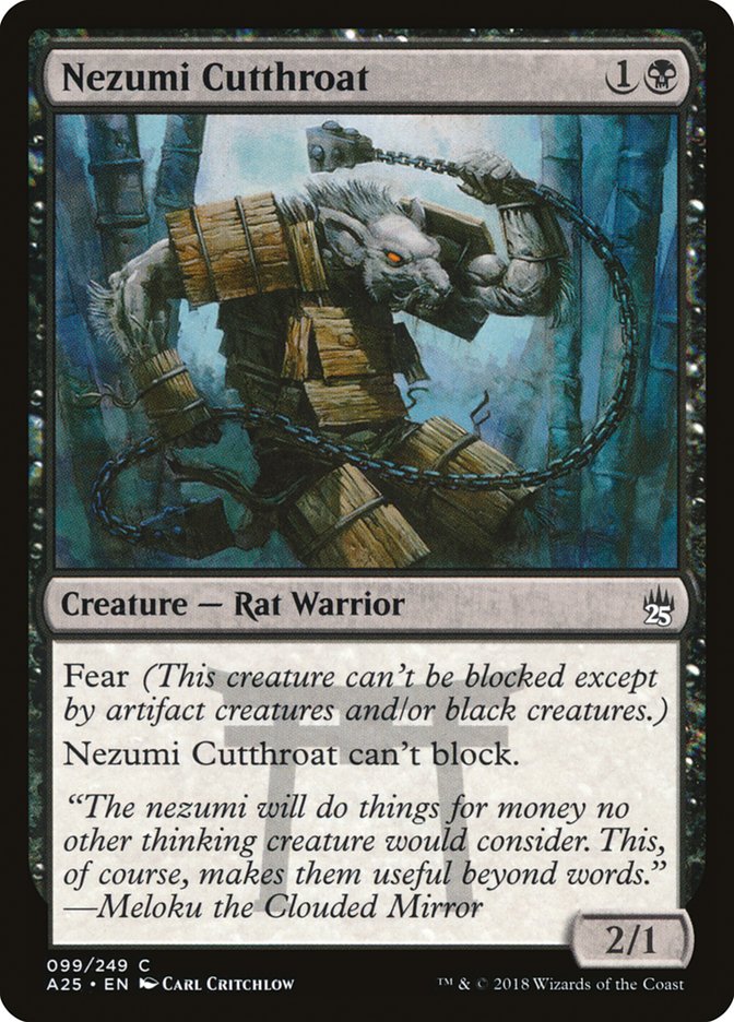 Nezumi Cutthroat [Masters 25] Foil