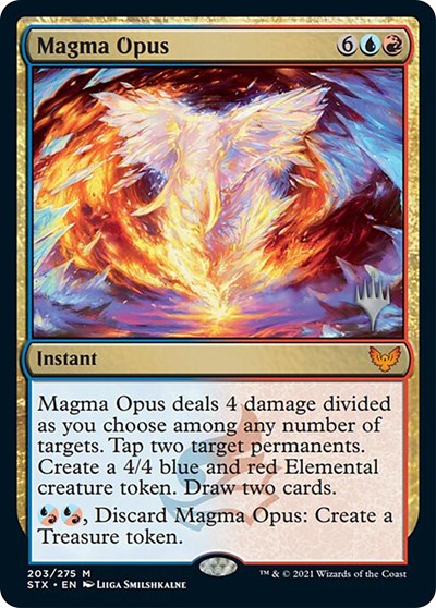 Magma Opus (Promo Pack) [Strixhaven: School of Mages Promos] Foil