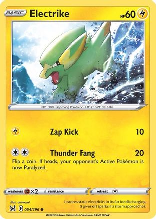 Electrike (054/196) [Sword & Shield: Lost Origin] Reverse Holofoil