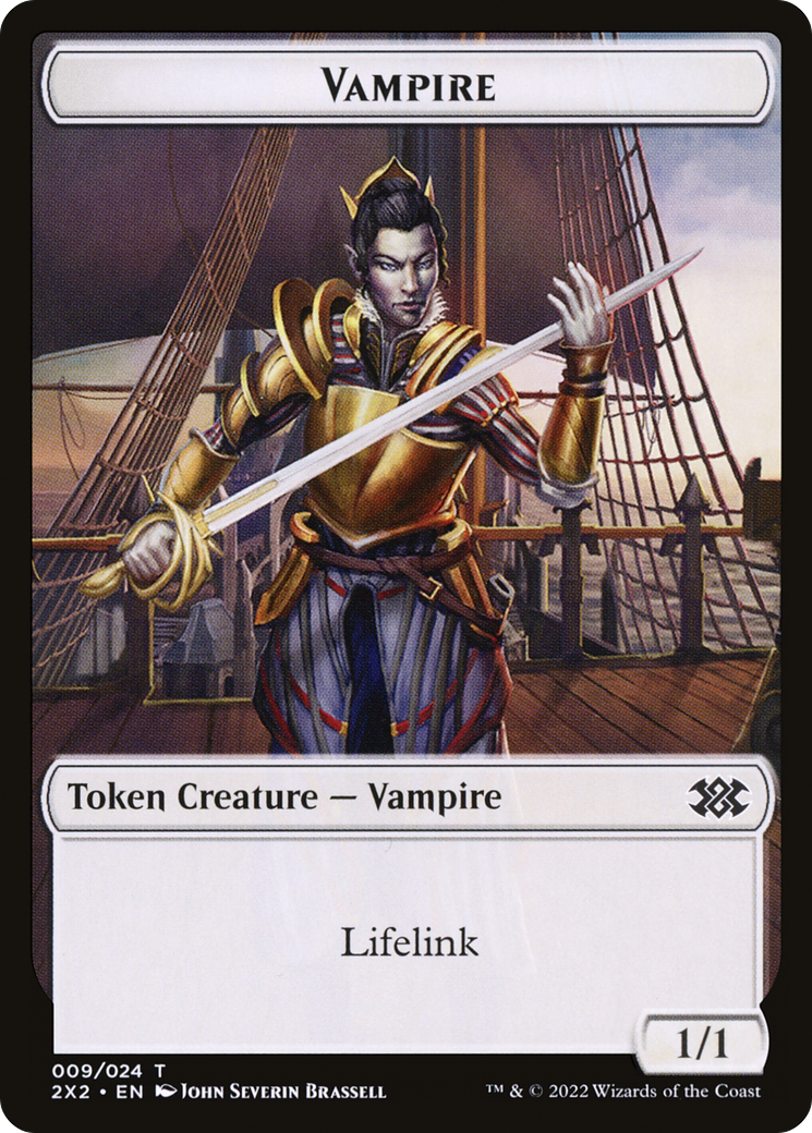 Vampire  [Double Masters 2022 Tokens] Foil