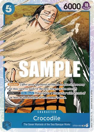 Crocodile (003) (ST03-003) - [Starter Deck 3: The Seven Warlords of The Sea]