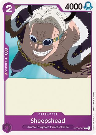 Sheepshead (ST04-007) - [Starter Deck 4: Animal Kingdom Pirates]