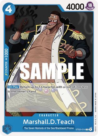 Marshall.D.Teach (ST03-014) - [Starter Deck 3: The Seven Warlords of The Sea]