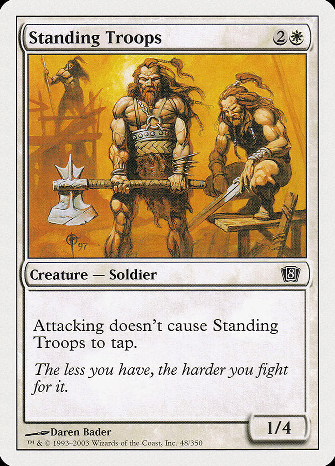 Standing Troops [Eighth Edition] Foil