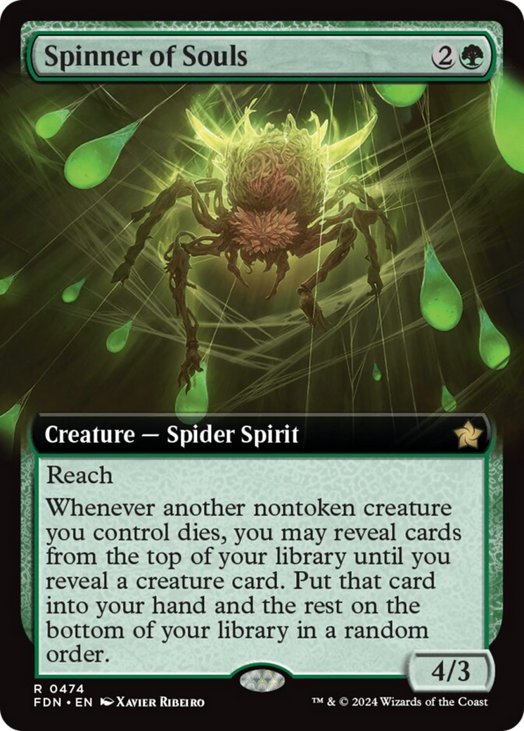 Spinner of Souls (Extended Art) [Foundations] Foil