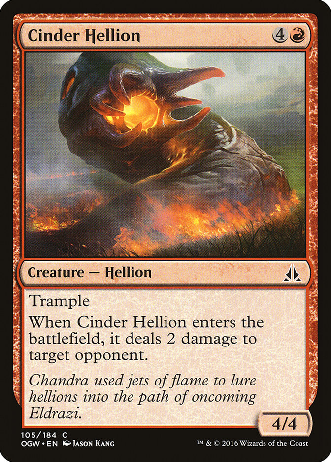 Cinder Hellion [Oath of the Gatewatch] Foil