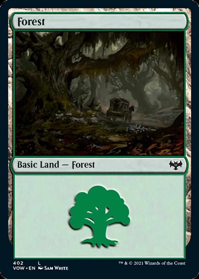 Forest (402) [Innistrad: Crimson Vow] Foil