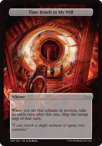 Time Bends to My Will (Full Art) [Duskmourn: Archenemy] Foil