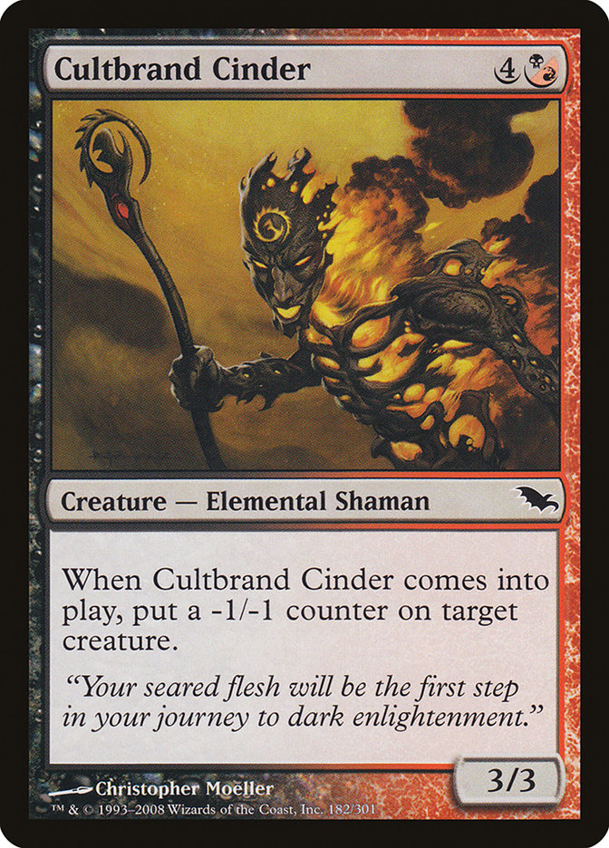 Cultbrand Cinder [Shadowmoor] Foil