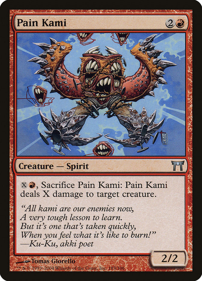 Pain Kami [Champions of Kamigawa] Foil