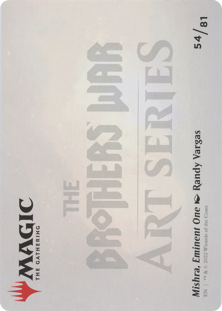 Mishra, Eminent One // Mishra, Eminent One  [The Brothers' War Art Series] (Borderless)