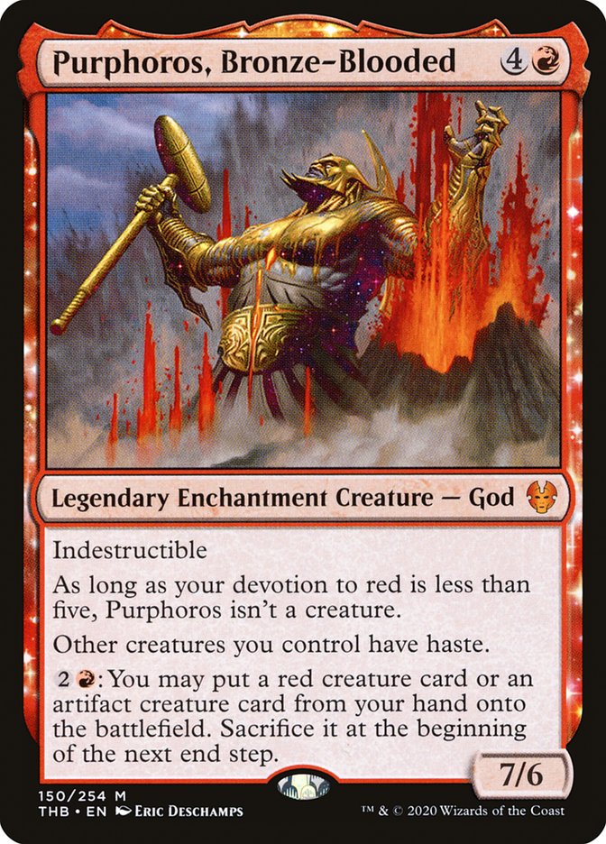Purphoros, Bronze-Blooded [Theros Beyond Death] Foil