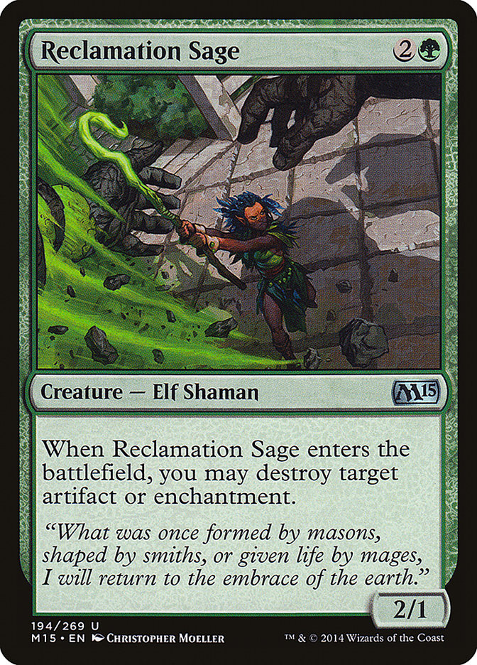 Reclamation Sage [Magic 2015] Foil