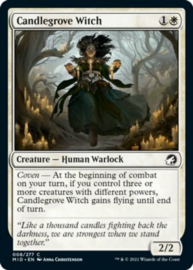 Candlegrove Witch [Innistrad: Midnight Hunt] Foil
