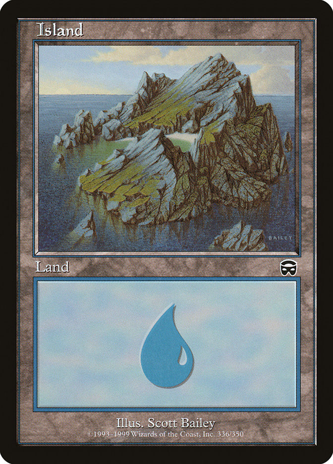 Island (336) [Mercadian Masques] Foil