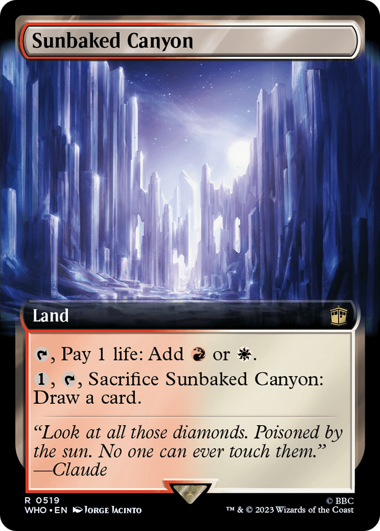 Sunbaked Canyon (Extended Art) [Doctor Who] Foil