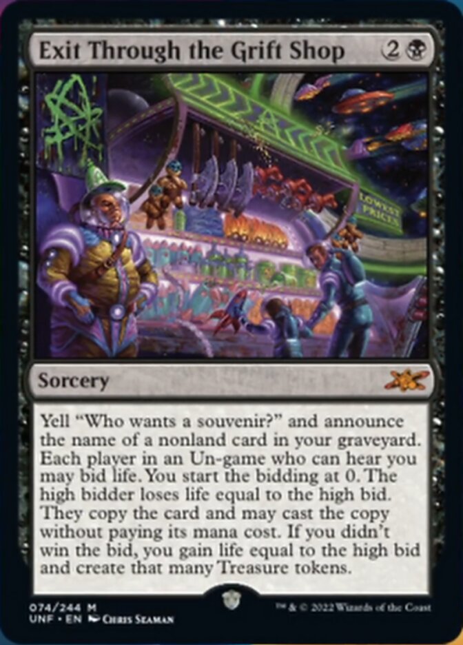 Exit Through the Grift Shop [Unfinity] Foil