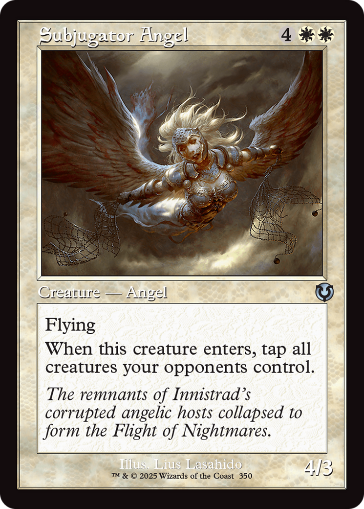 Subjugator Angel (Retro Frame) [Innistrad Remastered] Foil