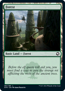 Forest (281) [Dungeons & Dragons: Adventures in the Forgotten Realms] Foil