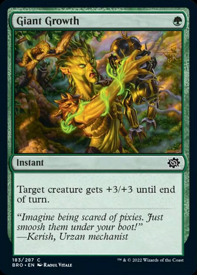 Giant Growth [The Brothers' War] Foil