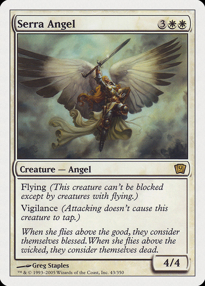 Serra Angel [Ninth Edition] Foil