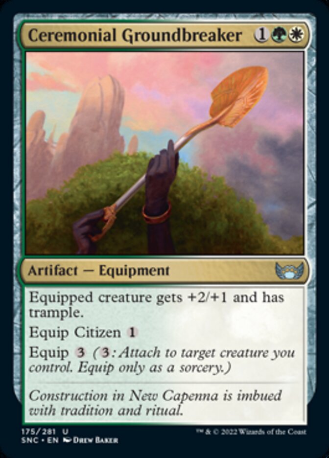 Ceremonial Groundbreaker [Streets of New Capenna] Foil