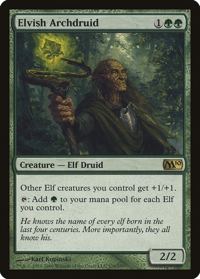 Elvish Archdruid [Magic 2010] Foil