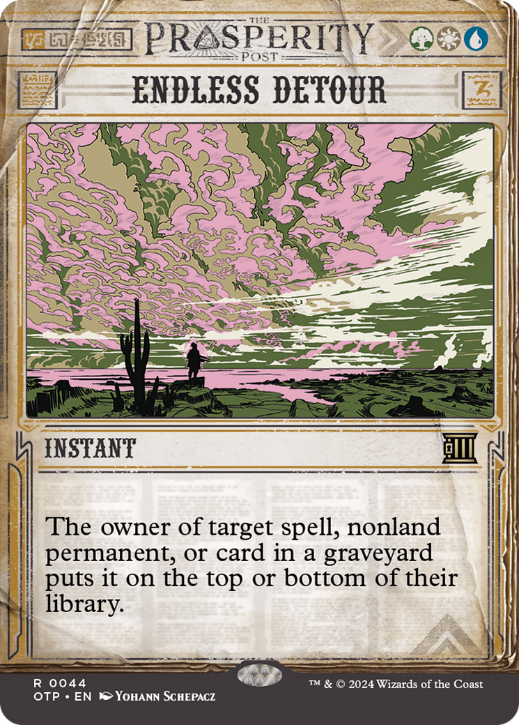Endless Detour [Outlaws of Thunder Junction: Breaking News] Foil