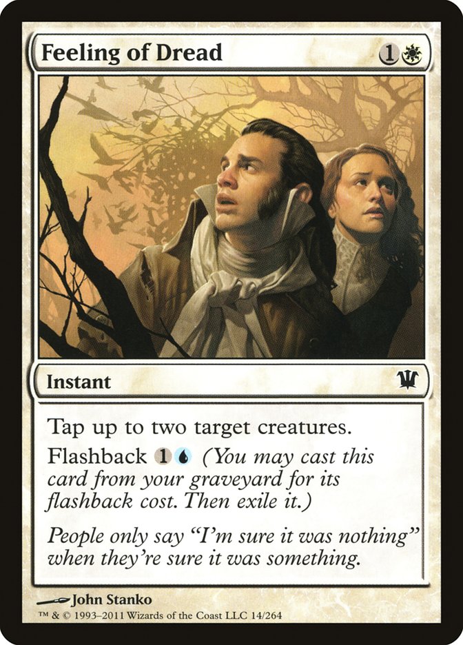 Feeling of Dread [Innistrad] Foil
