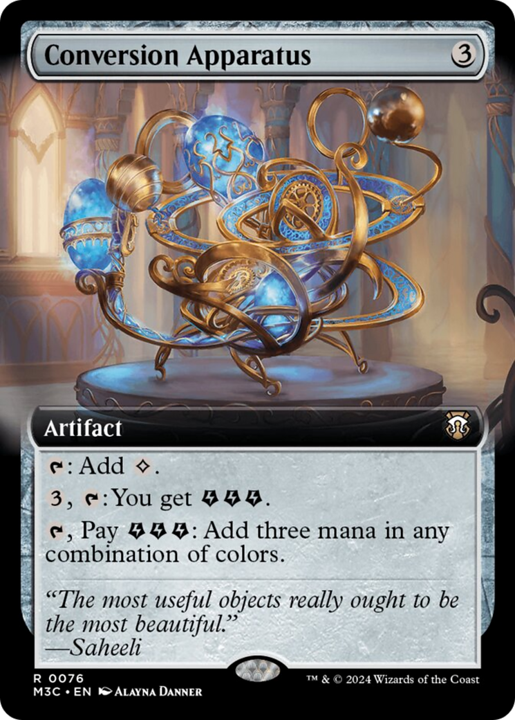 Conversion Apparatus (Extended Art) [Modern Horizons 3 Commander] Foil