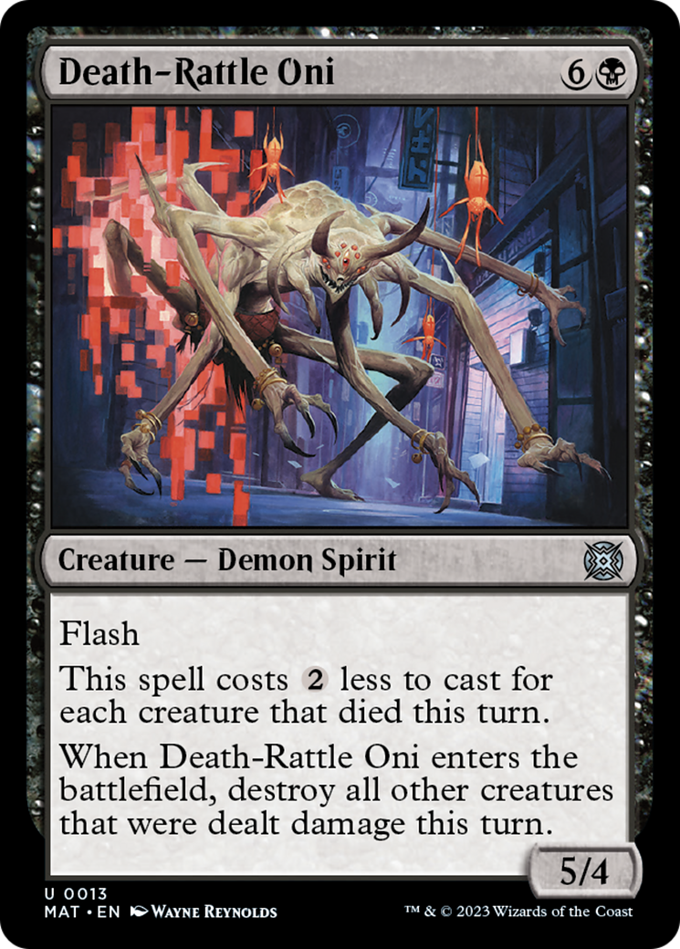 Death-Rattle Oni [March of the Machine: The Aftermath] Foil