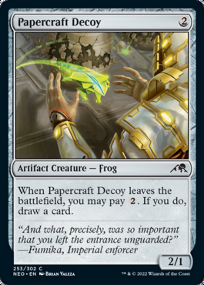Papercraft Decoy [Kamigawa: Neon Dynasty] Foil