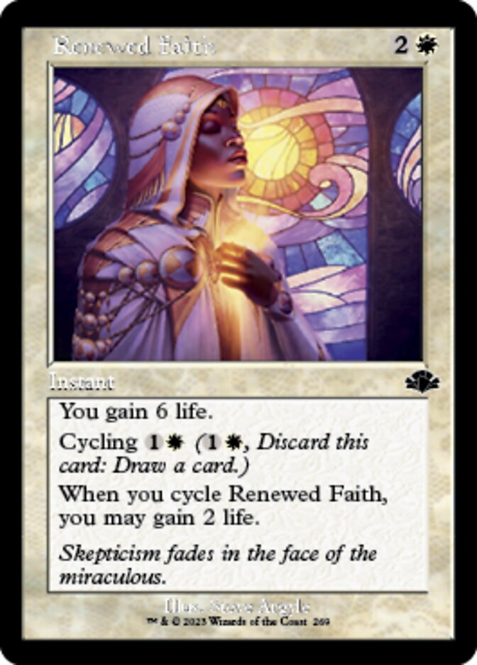 Renewed Faith (Retro) [Dominaria Remastered] Foil