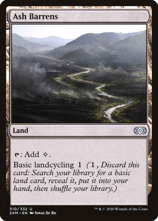 Ash Barrens [Double Masters] Foil