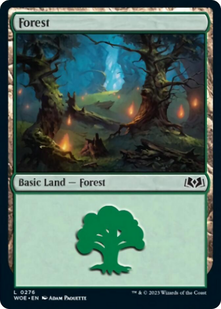 Forest (0276) [Wilds of Eldraine] Foil