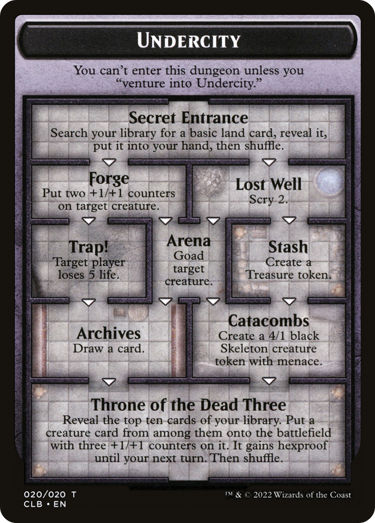 Undercity // The Initiative  [Battle for Baldur's Gate Tokens]
