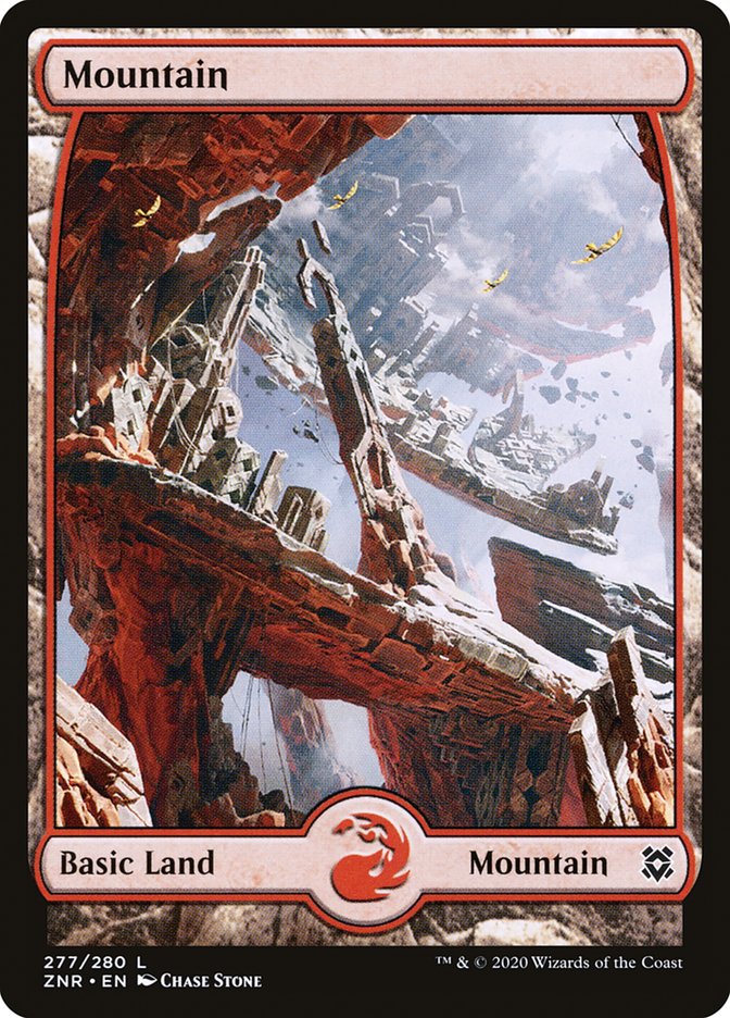 Mountain (277) [Zendikar Rising] Foil